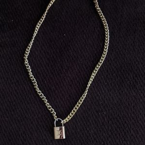 Louis Vuitton Lock Chain Necklace